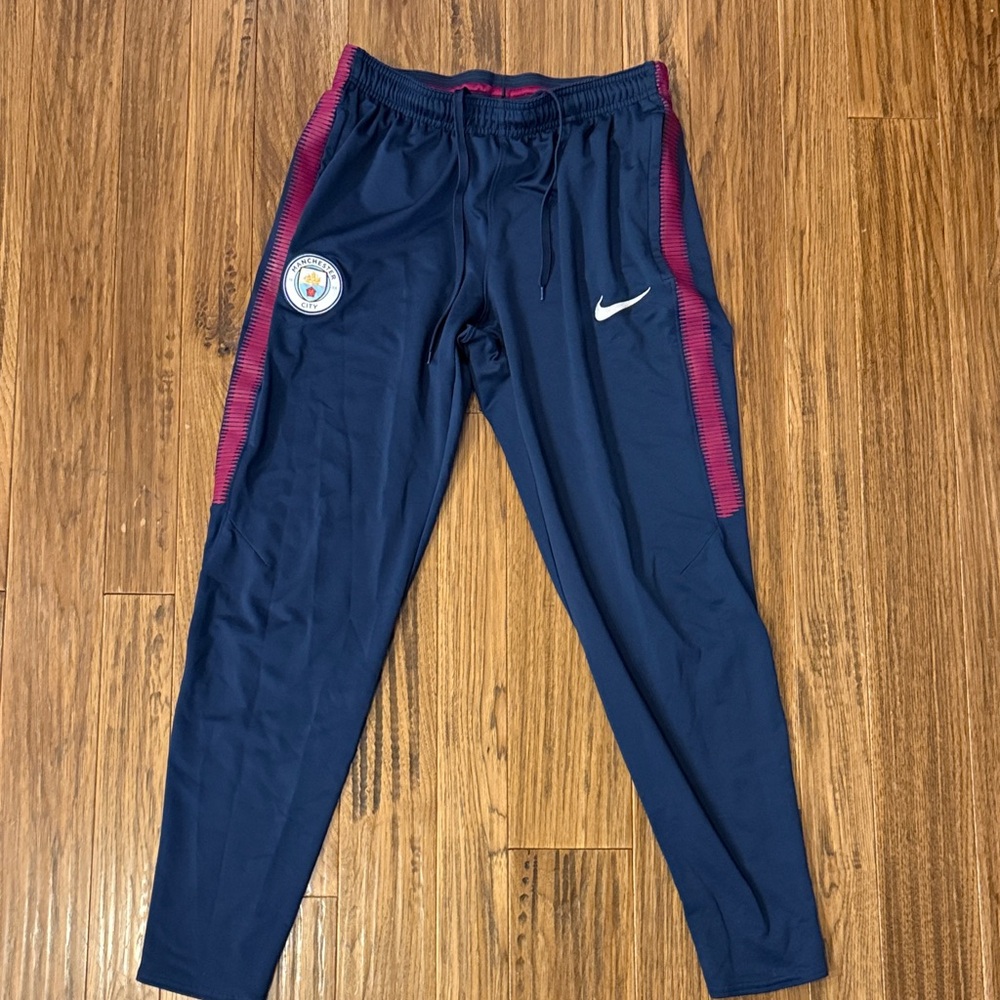 Nike Navy and Red Sweatpants